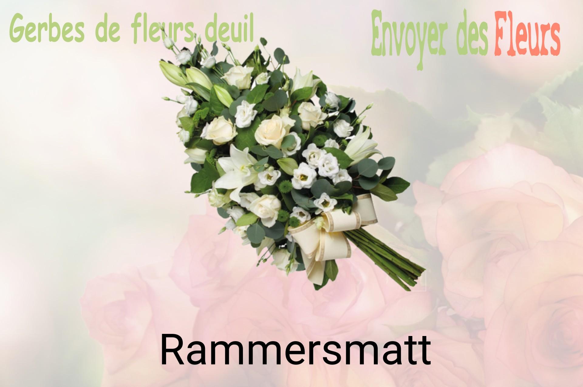 Gerbe de fleurs de deuil livrée à Rammersmatt